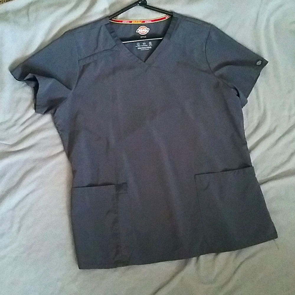 MATCHING gray scrub set